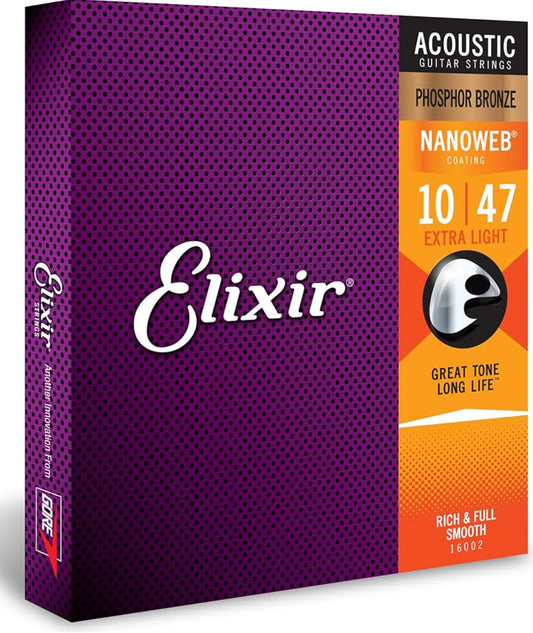 Elixir Strings 10-47 Phosphor bronze